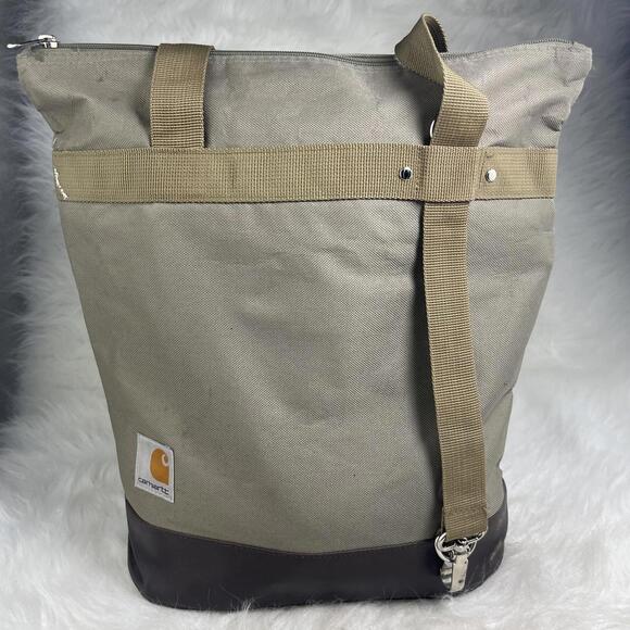 Carhartt Legacy Hybrid Backpack Tote Bag Beige/brown - Picture 1 of 9